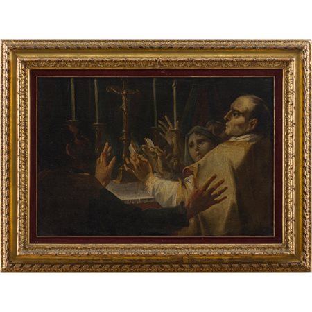 SCUOLA GENOVESE DEGLI INIZI DEL XVIII SECOLO, Olio su tela