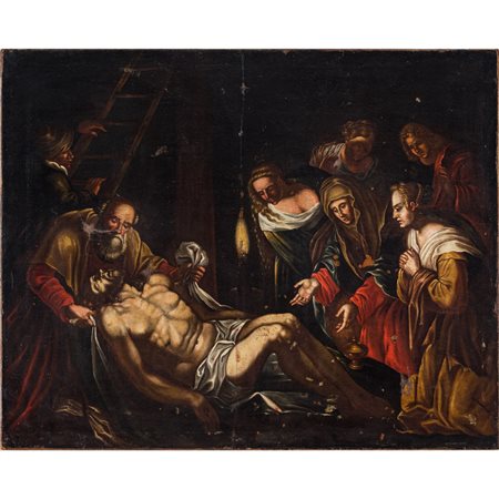 LUCA GIORDANO (Cerchia di), Olio su tela