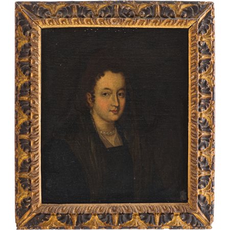 CHIARA VAROTARI (Attr.le), Ritratto di nobildonna, Olio tela