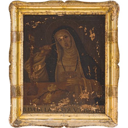 SCUOLA SICILIANA DEL XVIII SECOLO, Olio su tela