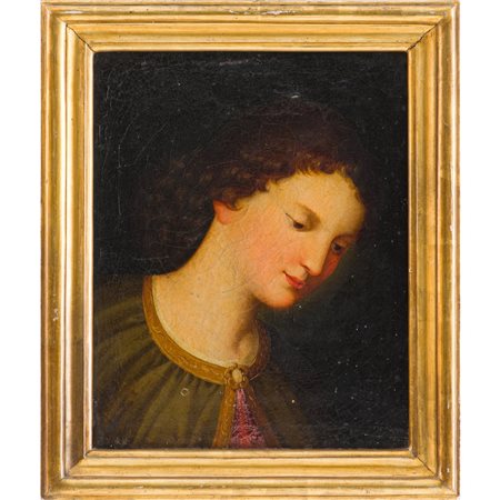 SCUOLA ITALIANA DEL XIX SECOLO, Angelo, Olio su tela