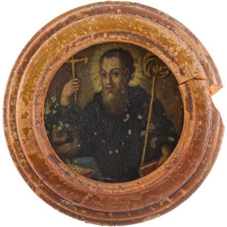 SCUOLA DELL'ITALIA CENTRALE DEL XVII SECOLO, Olio su rame