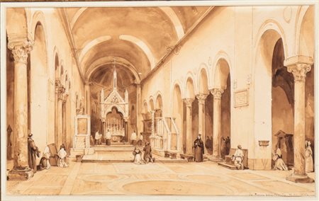 Achille Vianelli (Porto Maurizio, 1803 - Benevento, 1894) 
La Basilica della Verità (Santa Maria in Cosmedin a Roma) 1836
 
