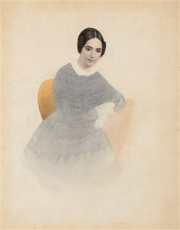  
Ritratto femminile anonimo artista del XIX secolo
 