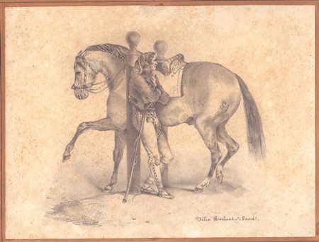  
Cavaliere artista francese del XIX secolo
 