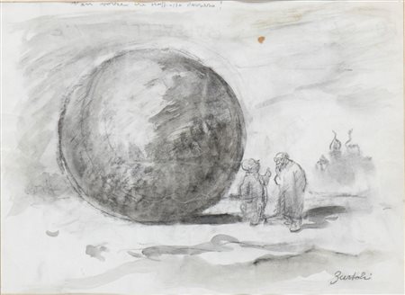 AMERIGO BARTOLI NATINGUERRA (Terni, 1890 - Roma, 1971) 
Non vorrei ti scoppiasse davvero! 
 