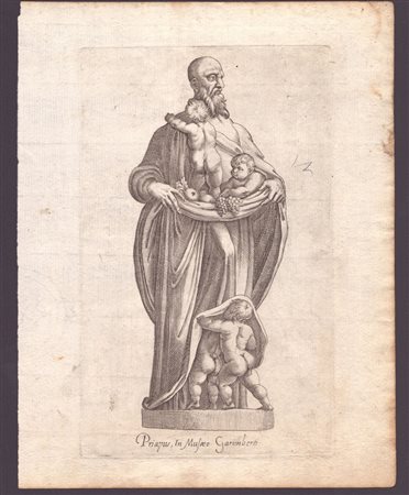 Giovanni Battista Cavalieri (c. 1525 - 1601) 
Priapus in Musaeo Garimberti 
 