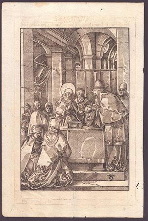 Tobias Stimmer (1539 - 1584) 
La presentazione al Tempio 
 