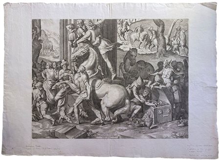 Agostino Carracci (1557 - 1602) 
Adorazione dei Magi, da Baldassare Peruzzi 
 