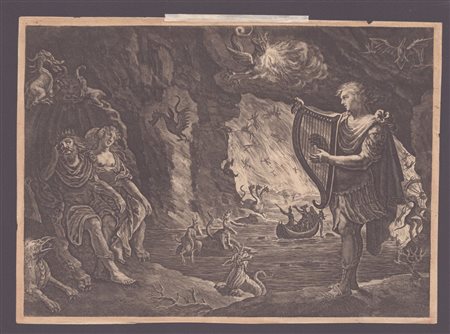 Magdalena van de Passe (1600 - 1638) 
Orfeo agli Inferi 
 