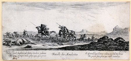 Stefano della Bella (Firenze, 1610 - 1664) 
La battaglia degli Amaleciti 
 