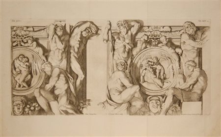 Carlo Cesio (1622 - 1682) 
Aedium Farnesiarum Tabulae, da Annibale Carracci 
 