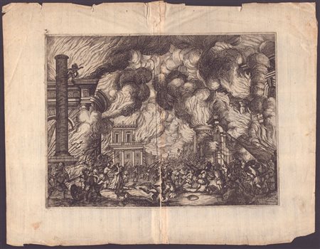  
L'incendio anonimo incisore del XVII secolo
 