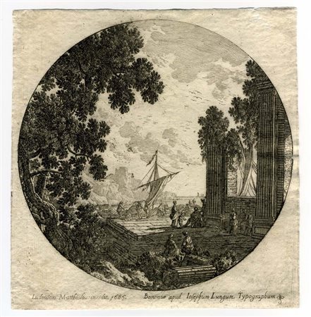 Lodovico Mattioli (1662 - 1747) 
Cinque paesaggi 1685 ca.
 