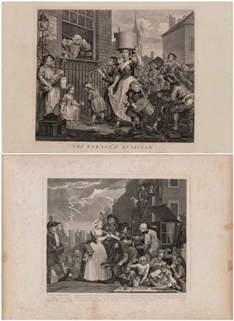 William Hogarth (1697 - 1764) 
The Enraged Musician 
 