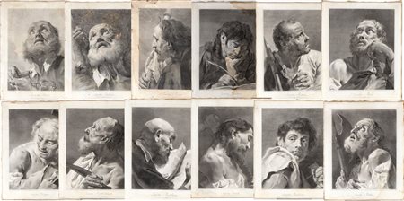 Marco Pitteri (Venezia, 1702 - 1786) 
Dodici apostoli, da Giovanni Battista Piazzetta 
 