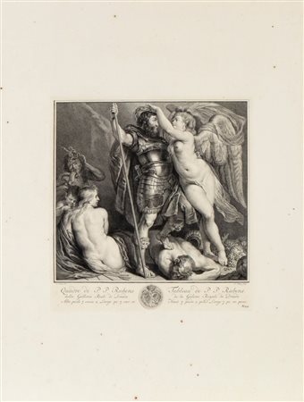 Pieter Tanjé (1706 - 1761) 
Virtue Triumphant, da Peter Paul Rubens 
 