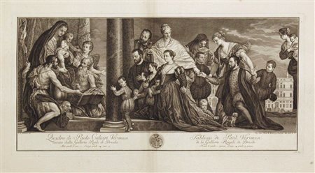 Philipp Andreas Kilian (1714 - 1759) 
La Madonna e la famiglia Cuccina, da Paolo Veronese 
 