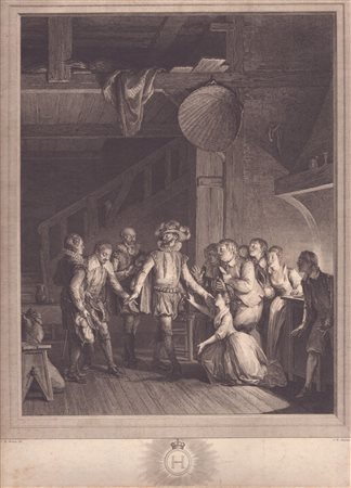 Jean Baptiste Simonet (1742 - 1813 ca. ) 
Enrico IV in casa del mugnaio, da Jean Michel Moreau le Jeune 
 