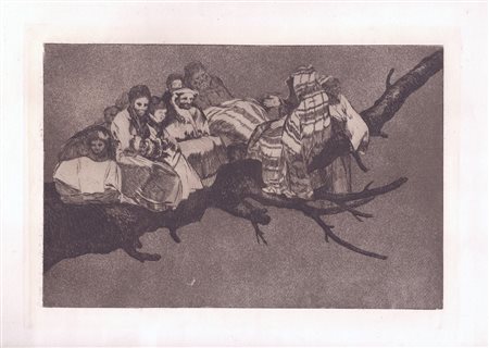 Francisco Goya (1746 - 1828) 
Disparate ridículo 
 