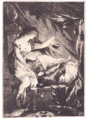 Giovanni David (Cabella Ligure, 1749 - Genova, 1790) 
Psiche curiosa 
 