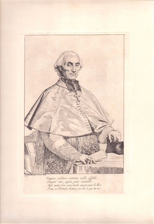 Jean Auguste Dominique Ingres (Montauban, 1780 - Parigi, 1867) 
Ritratto di Gabriel Cortois de Pressigny, arcivescovo di Besançon 
 