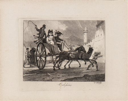 Achille Vianelli (Porto Maurizio, 1803 - Benevento, 1894) 
Calessino 
 