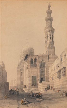 Louis Haghe (1806 - 1885) 
Tombs of the Khalifs, Cairo, da David Roberts 
 
