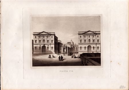  
Nouvo Scuola di Fanciulli in Piazza Pia | Nouvo Scuola per le fanciulle in Borgo Vittorio | Piazza Pia | Nuovo quartiere al Vaticano 
 