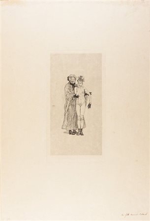 Félicien Rops (Namur, 1833 - Essonnes, 1898) 
Ma fille, Monsieur Cabanel! 
 