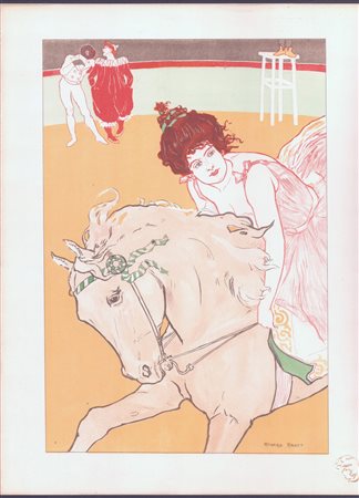 Richard Ranft (1862 - 1931) 
La cavallerizza del circo 
 