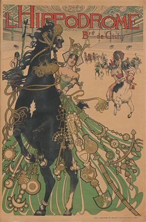 Manuel Orazi (Roma, 1860 - Parigi, 1934) 
L'Hippodrome 
 