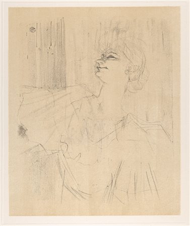 Henri Toulouse-Lautrec (Albi, 1864 - Saint-André-du-Bois, 1901) 
Yvette Guilbert – A Menilmontant de Bruant 
 