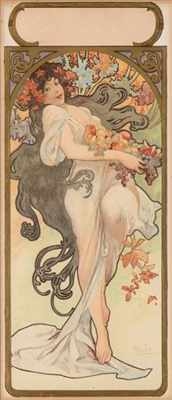 Alphonse Mucha (1860 - 1939) 
Autunno, da Quattro Stagioni 
1896 