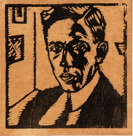 ALESSANDRO PANDOLFI (Pescara, 1887 - Pavia, 1953) 
Autoritratto 
 