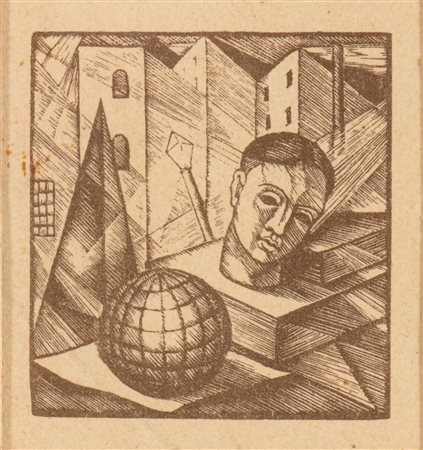  
Composizione metafisica anonimo incisore degli inizi XX secolo
 