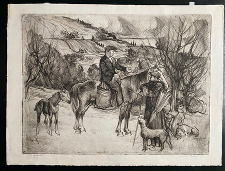 STANISLAO DESSY (Arzana, 1900 - Sassari, 1986) 
Notizie da casa 1956
 