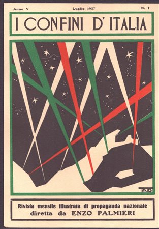 TATO (Bologna, 1896 - Roma, 1974) 
I confini d'Italia 
 