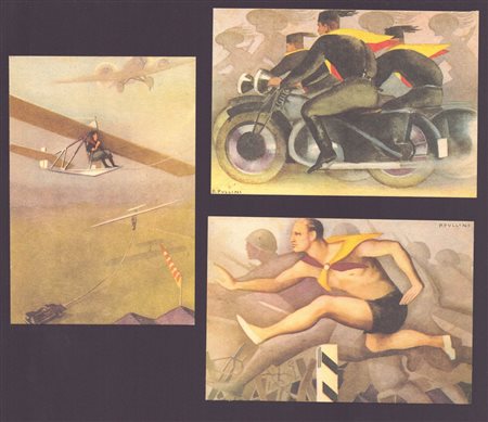 Pio Pullini (Ancona, 1887 - Roma, 1955) 
Cartoline postali 
 