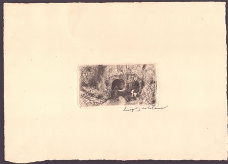 LUIGI BARTOLINI (Cupramontana, 1892 - Roma, 1963) 
Fonte piccola 1919?
 