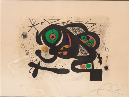 JOAN MIRÒ (Barcellona, 1893 - Palma de Mallorca, 1983) 
Composizione 
 