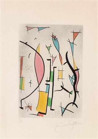 JOAN MIRÒ (Barcellona, 1893 - Palma de Mallorca, 1983) 
Composizione 
 