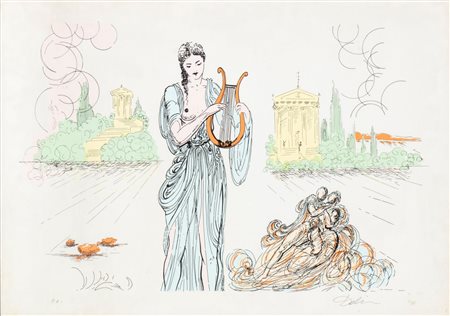 SALVADOR DALÍ (Figueres, 1904 - 1989) 
Erato (Deesee de la Poesie Lyrique) 
 