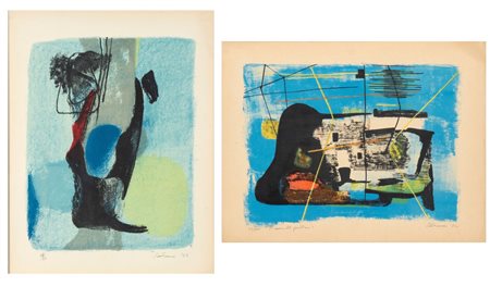 GIUSEPPE SANTOMASO (Venezia, 1907 - 1990) 
Il muro del pescatore 1954
 