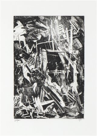 EMILIO VEDOVA (Venezia, 1916 - 2006) 
Senza titolo 1971
 