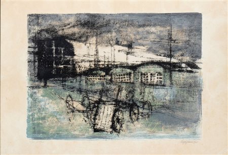 RENZO VESPIGNANI (Roma, 1924 - 2001) 
Senza titolo 1961
 