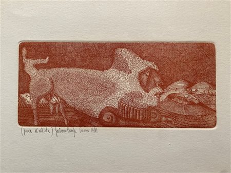 GAETANO POMPA (Forenza, 1933 - Roma, 1998) 
Senza titolo 1971
 