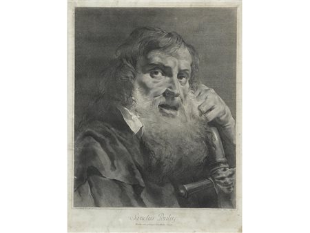 Marco Alvise Pitteri (1702-1786) San Paolo Stampa su carta applicata su tela...