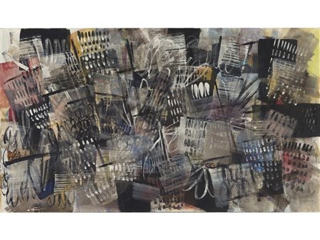 Tancredi Parmeggiani (Feltre 1927–Roma 1964) Senza titolo Tecnica mista su...