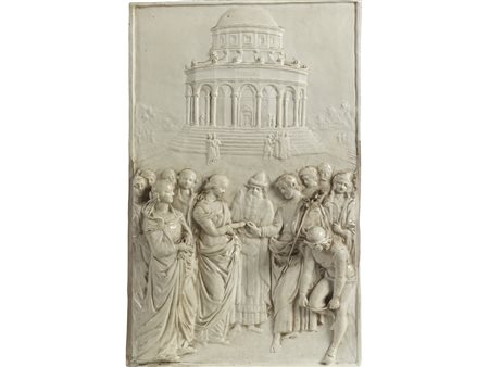 Formella in porcellana di Capodimonte Sposalizio della Vergine tratto da...